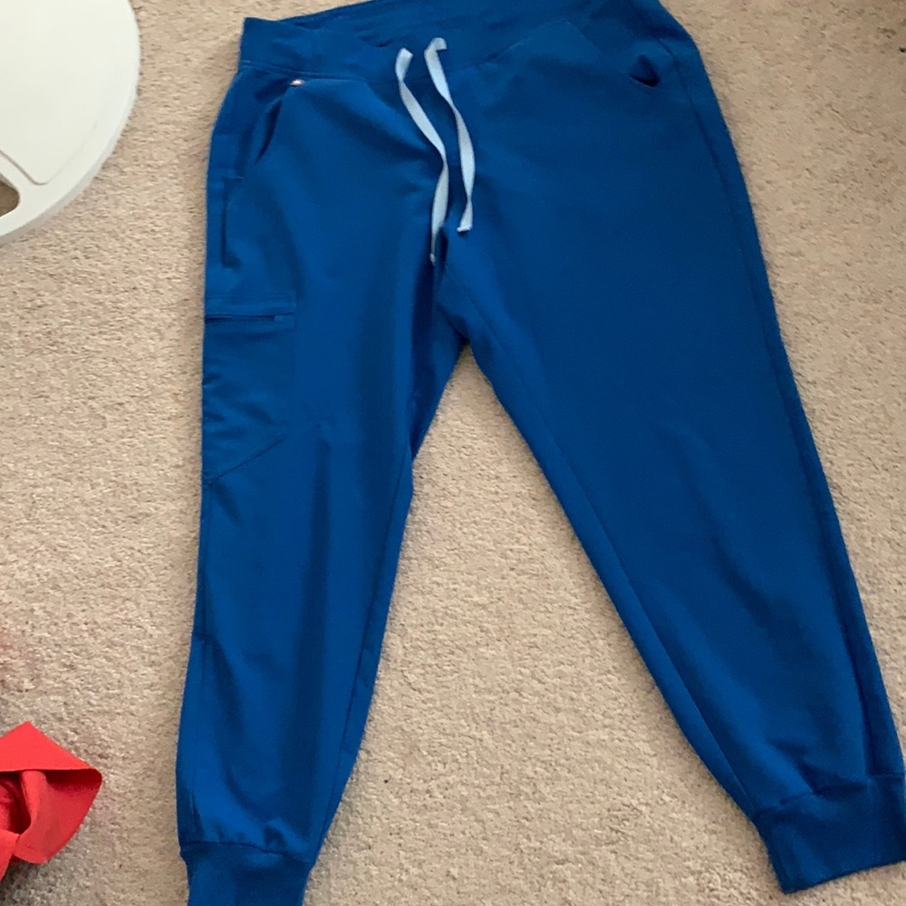 Figs Zamora Joggers in Royal Blue Large Petite